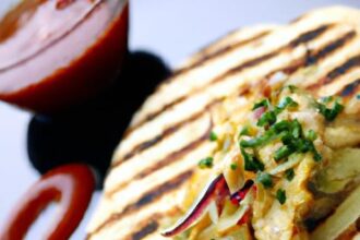 Savor the Flavor: Grilled Flatbread with BBQ Chicken & Red Onion