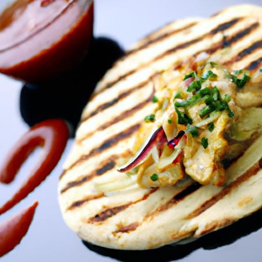 Savor the Flavor: Grilled Flatbread with BBQ Chicken & Red Onion