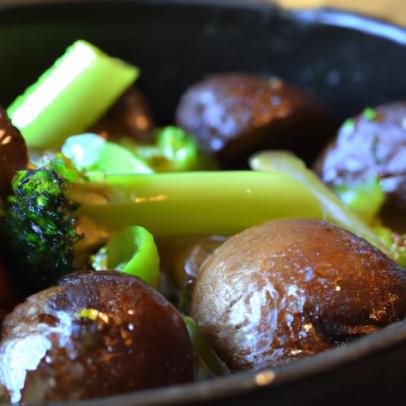 Délicieux champignons farcis végétaliens : un délice à base de plantes