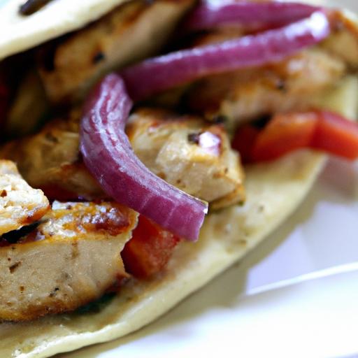 Savor the flavor: Grilled Flatbread with BBQ Chicken & Red Onion