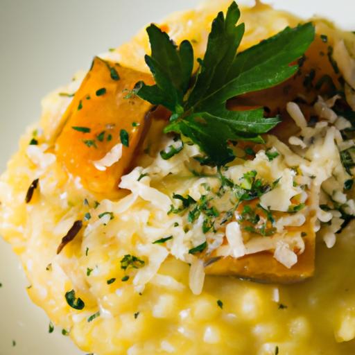Creamy Butternut Squash Risotto with Fennel flair