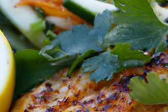 Zesty Grilled Tilapia with Irresistible Cilantro Lime Butter