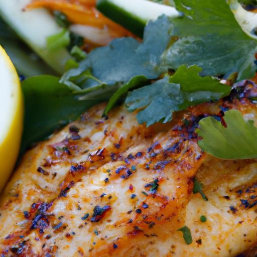 Zesty Grilled Tilapia with Irresistible Cilantro Lime Butter