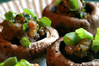 Flavor-Packed Vegetarian Stuffed Mushrooms: A Savory Delight