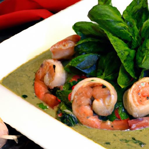 Savory Shrimp & Spinach Coconut Curry: A Flavorful Twist