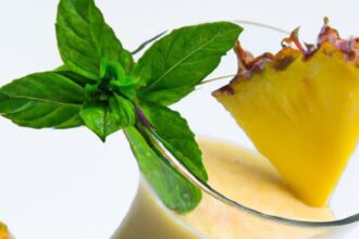 Refreshing Pineapple Mint Smoothie: A Zesty Wellness Boost