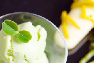 Chill with Zest: The Ultimate Matcha Lemon Frozen Yogurt