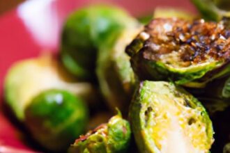Savor the Flavor: Grilled Brussels Sprouts with Balsamic Glaze