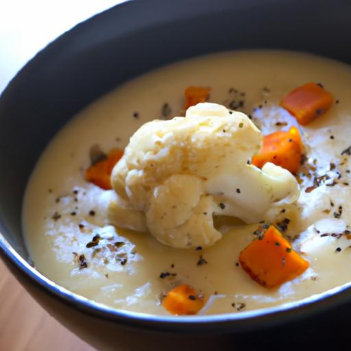 Creamy Cauliflower & Sweet potato Soup: A Healthy Comfort bowl
