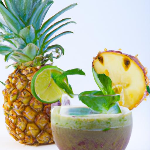 Refreshing Pineapple Mint Smoothie: A Zesty Wellness Boost