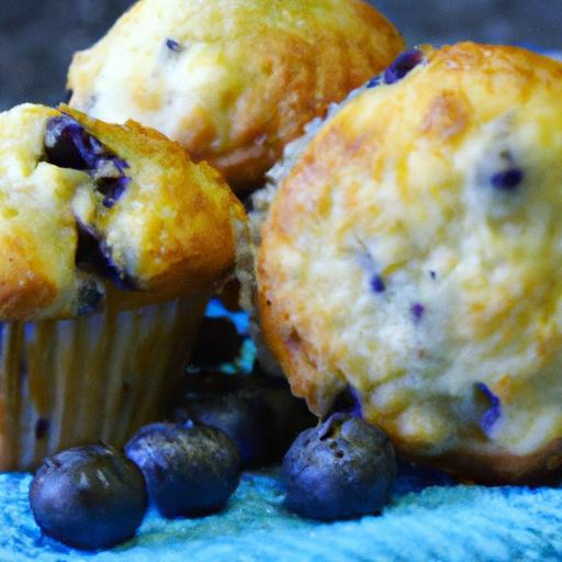 Brighten Breakfast with Healthy Greek Yogurt Blueberry Muffins