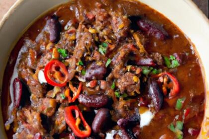 Venison Chili Delight: A Hearty Twist on Classic Comfort
