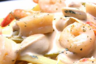 Creamy Shrimp & Scallop Pasta: Alfredo Perfection Recipe