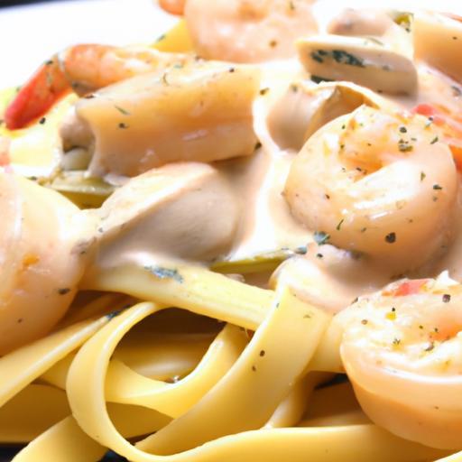 Creamy Shrimp & Scallop Pasta: Alfredo Perfection Recipe