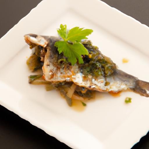 Savor the Flavor: Grilled Sardines with Chunky Green Herbs