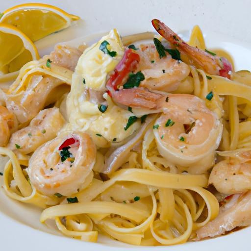 Creamy Shrimp & Scallop Pasta: Alfredo Delight Unveiled