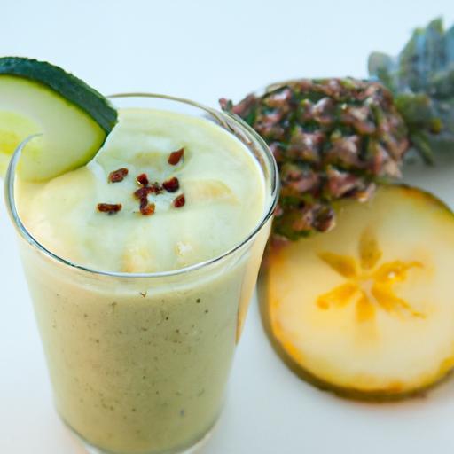 Tropical Twist: Refreshing Pineapple Cucumber Smoothie Recipe