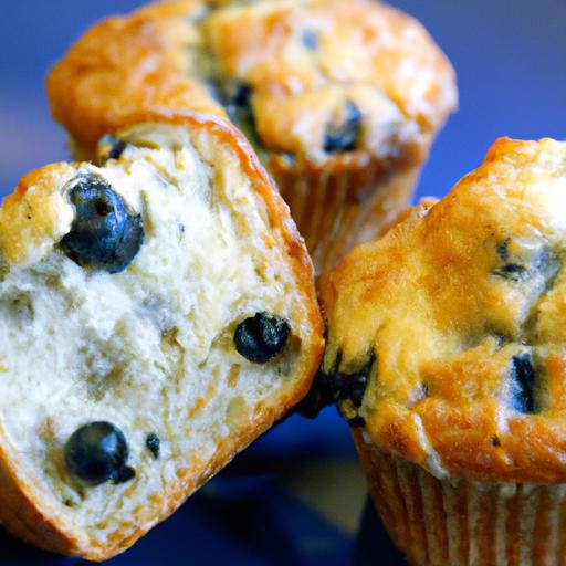 Brighten Breakfast with Healthy Greek Yogurt Blueberry Muffins