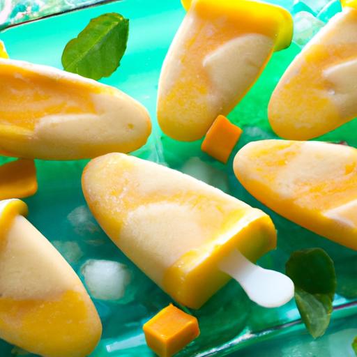 Refresh Your Day: Healthy High-Protein Mango Yogurt Popsicles