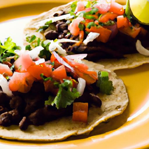 Crunchy Black Bean⁤ Tacos: Quick, Easy & vegetarian Delight