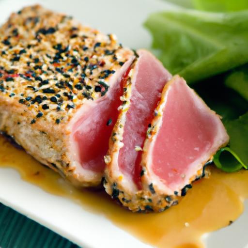 Savor the Flavor: Grilled Tuna Steaks with Sesame Soy Glaze