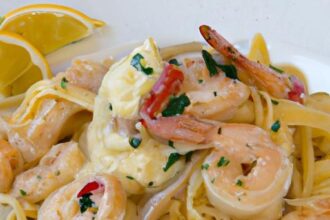 Creamy Shrimp & Scallop Pasta: Alfredo Delight Unveiled