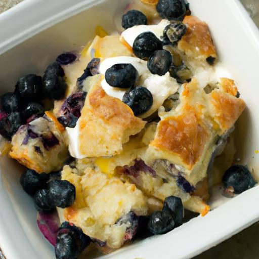 Delightful Blueberry Bread Pudding: A Sweet Comfort Treat