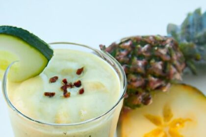 Tropical Twist: Refreshing Pineapple Cucumber Smoothie Recipe