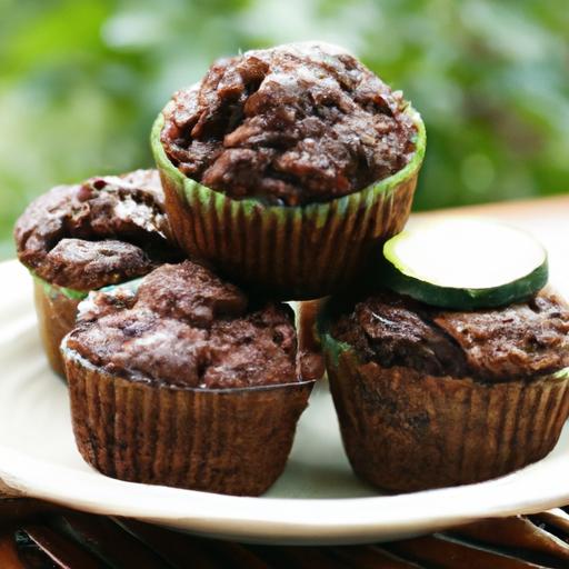 Deliciously Moist Zucchini Chocolate Muffins Recipe Unveiled