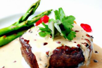 Elevate Dinner: Seared Filet Mignon with Creamy Peppercorn Sauce