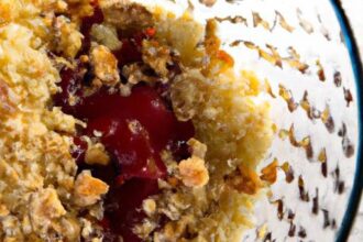 Berry Bliss: A Perfectly Tangy & Sweet Crumble Recipe