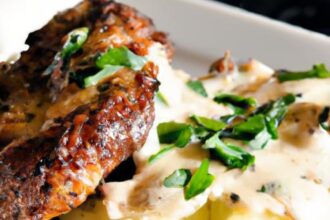 Savor Garlic Butter Steak Bites with Cheesy Smashed Potatoes