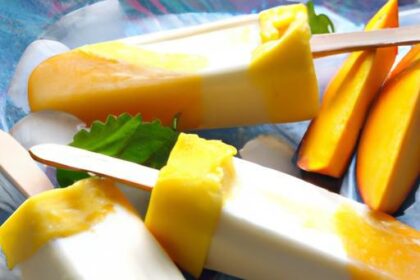 Refreshing Mango Yogurt Popsicles: Healthy High-Protein Treats