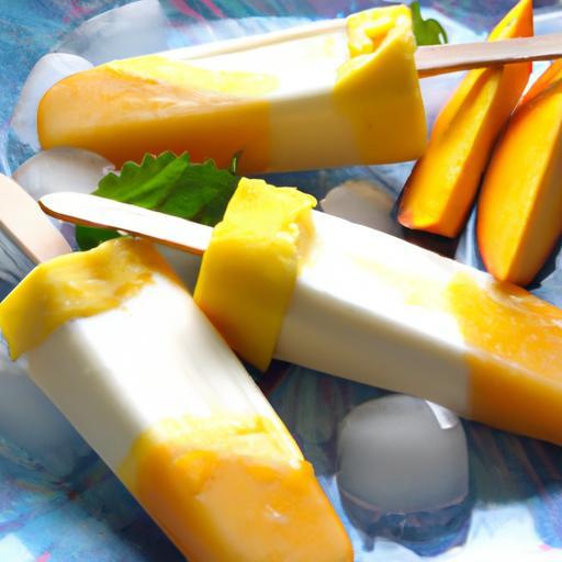 Refreshing Mango Yogurt Popsicles: Healthy High-Protein Treats