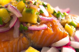 Zesty Salmon with Mango Salsa: A Tropical Flavor Twist