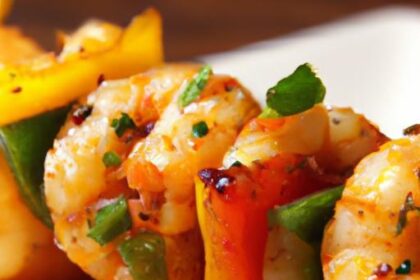 Sizzling Shrimp & Chorizo Skewers: Flavor Packed Bites