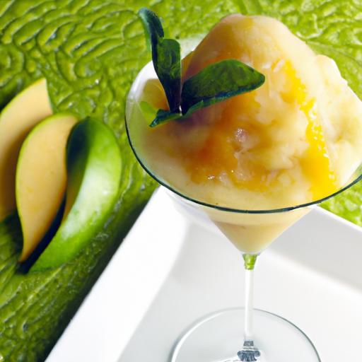 Refreshing Pineapple Mint Sorbet: A Tropical Twist to Cool Down