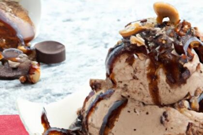 Indulge in Brownie Batter Frozen Ice Cream Delight