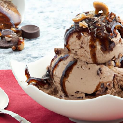 Indulge in Brownie Batter Frozen Ice Cream Delight