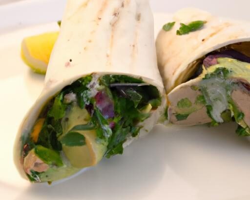 Creamy Avocado Chicken Wraps with a Greek Yogurt Twist