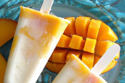 Refreshing Mango Yogurt Popsicles: Healthy High-Protein Treat