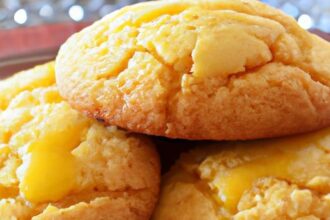 Golden Delight: Cornbread Cookies with Sweet Honey Glaze