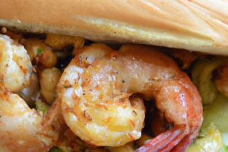 Savor the Spice: Blackened Shrimp Po’Boy NOLA Delight