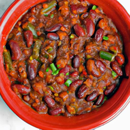 Hearty Vegan Chili with Beans & Veggies: A Flavorful feast