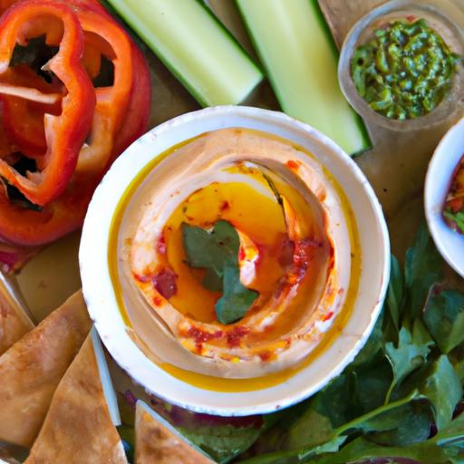 Spice Up Snack Time: The Zesty Charm of Red Pepper Hummus