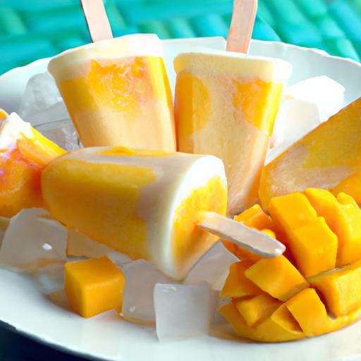 Refreshing Mango Yogurt Popsicles: Healthy High-Protein Treat