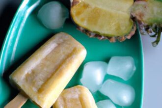 Tropical Twist: Homemade Pineapple Ginger Popsicle Delights