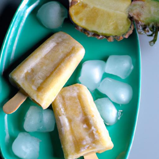 Tropical Twist: Homemade Pineapple Ginger Popsicle Delights