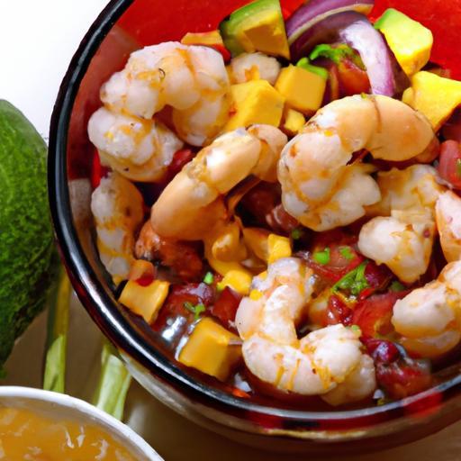 Zesty Mexican Prawn Cocktail: A Flavorful Seafood Fiesta