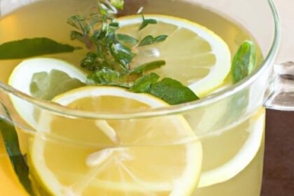 Zesty Green Tea with Lemon: A Refreshing Health Boost